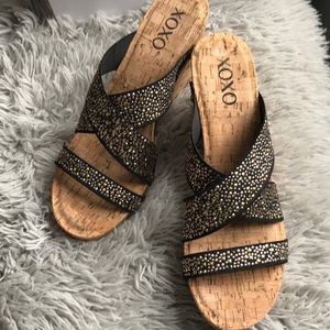 XOXO wedge heels size 9